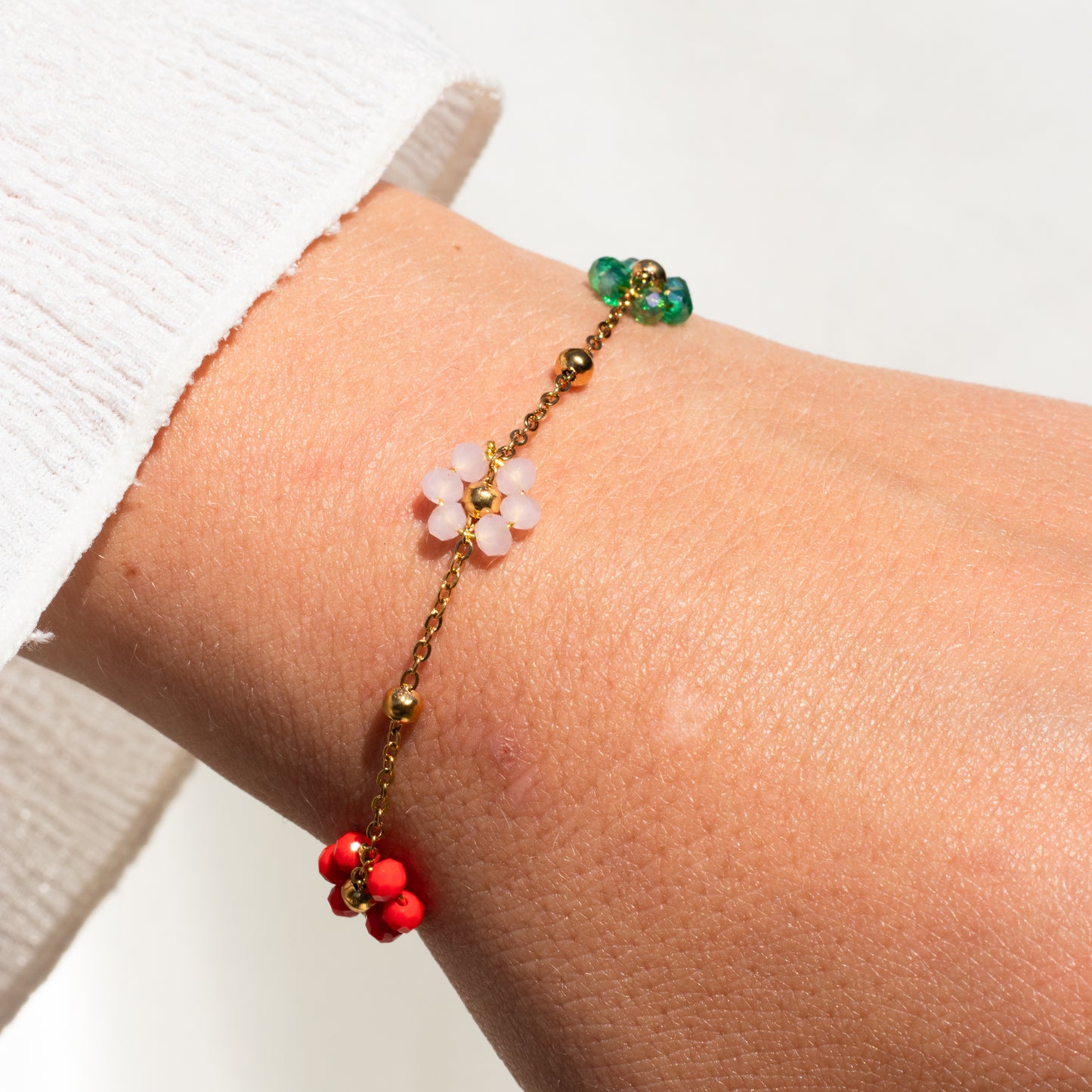 Daisy Flower Bracelet