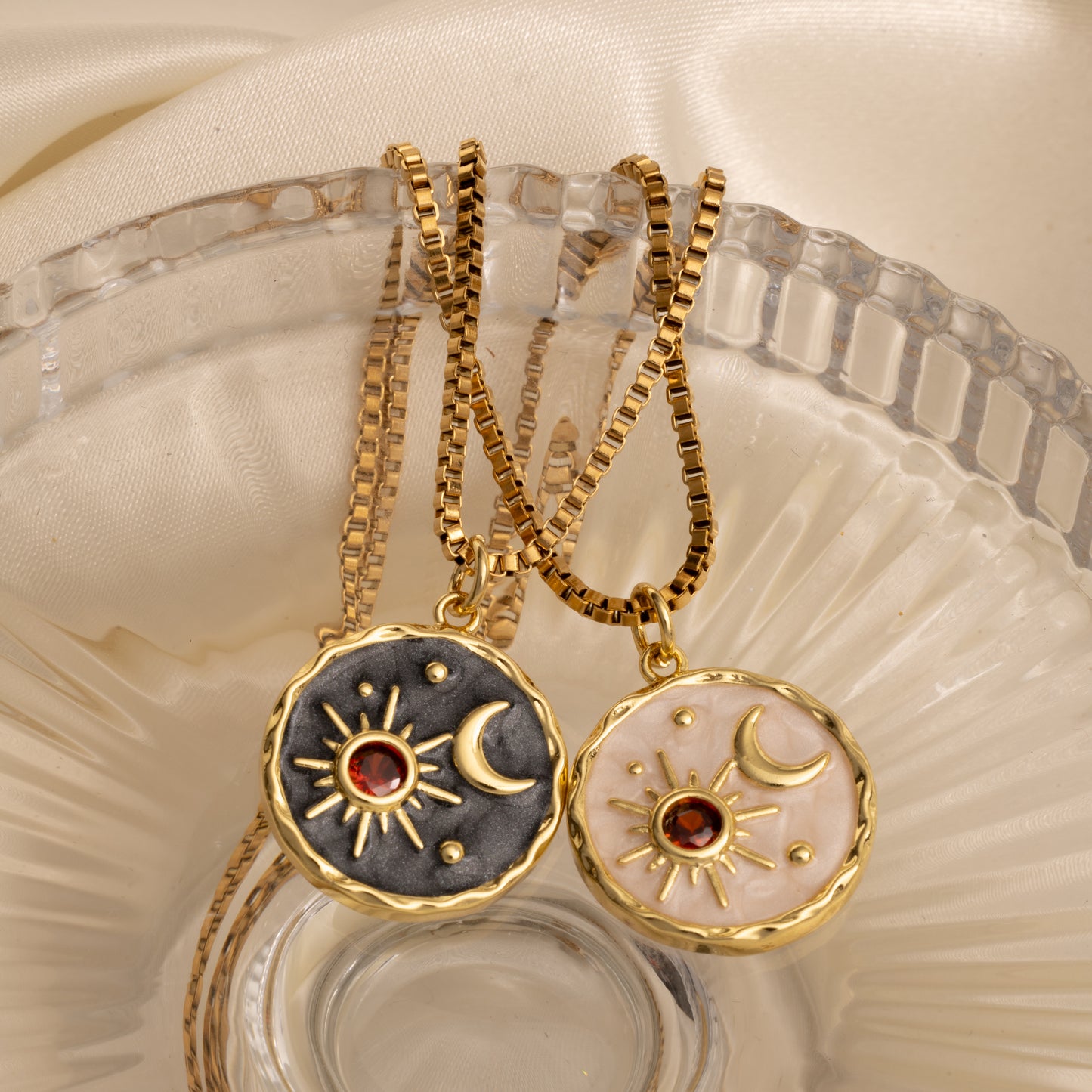 Sun and Moon Necklace