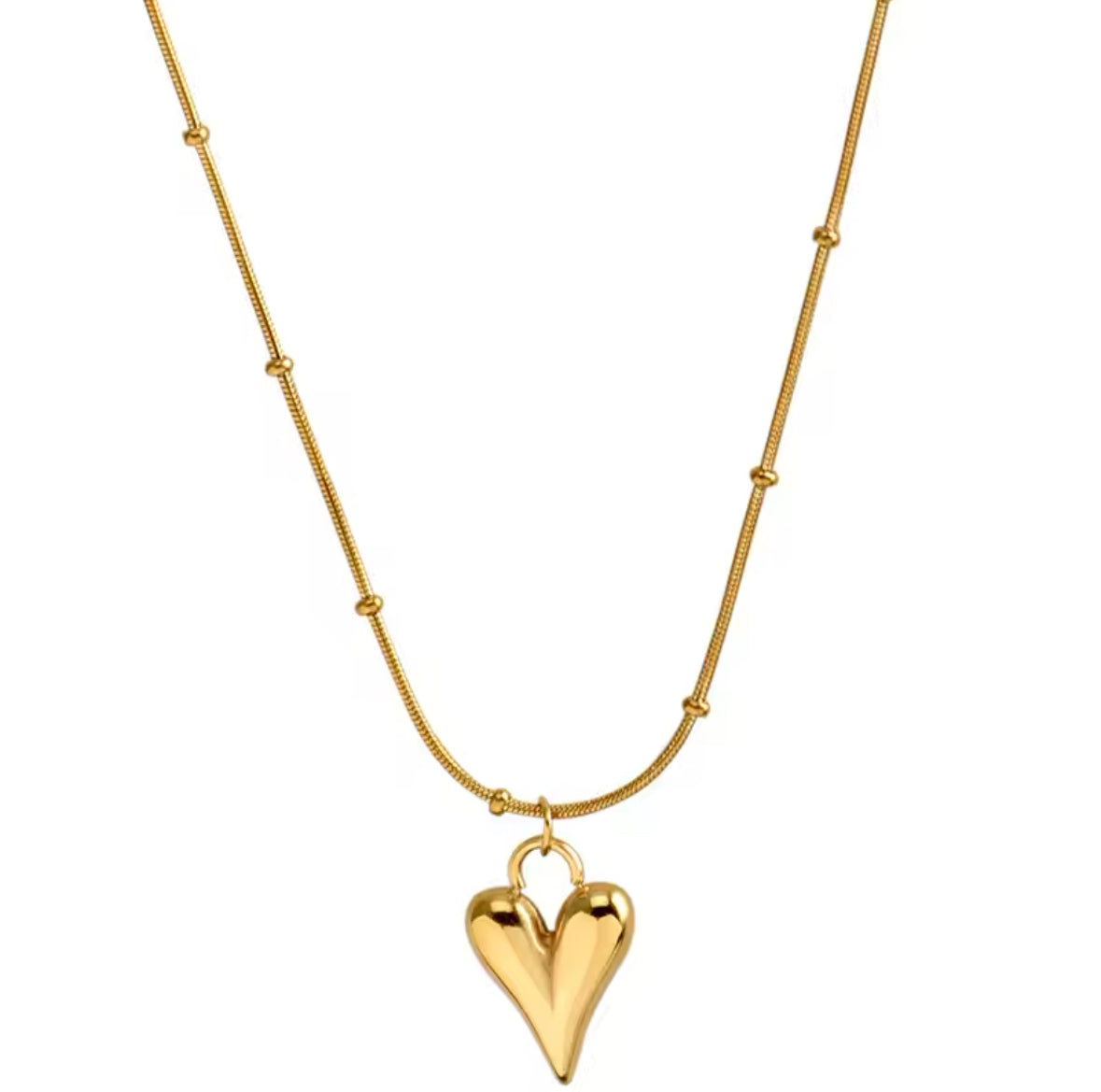 Bubble Heart Necklace