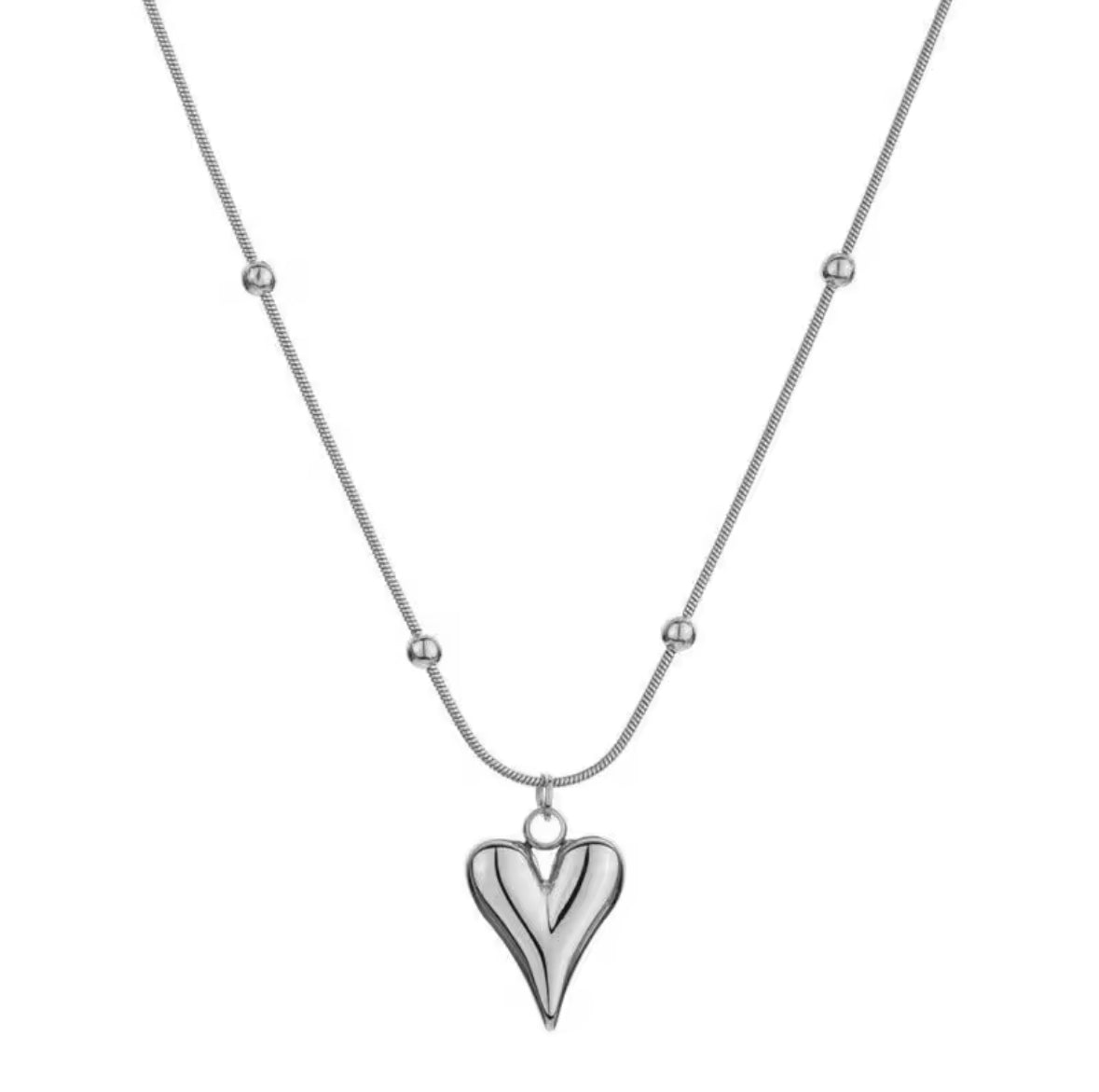 Bubble Heart Necklace