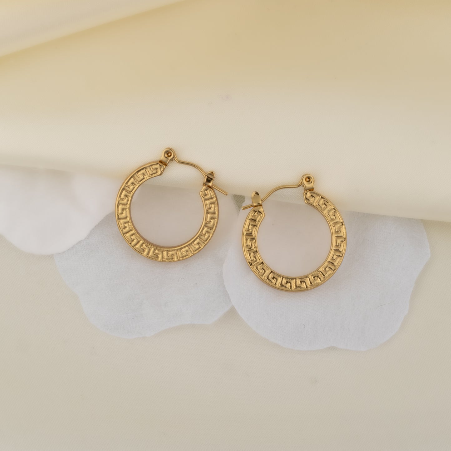 Imperial Charm Hoops