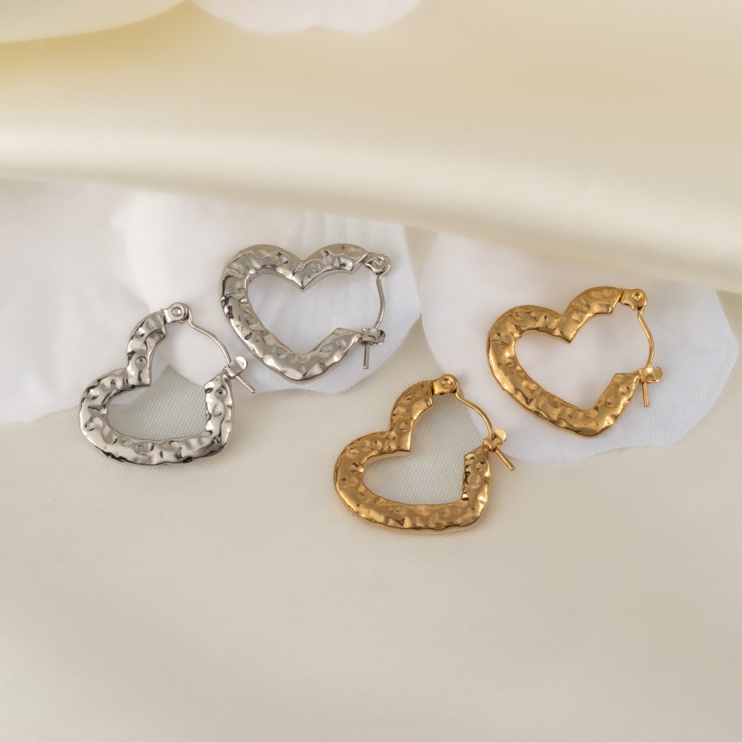 Romantic Touch Hoops