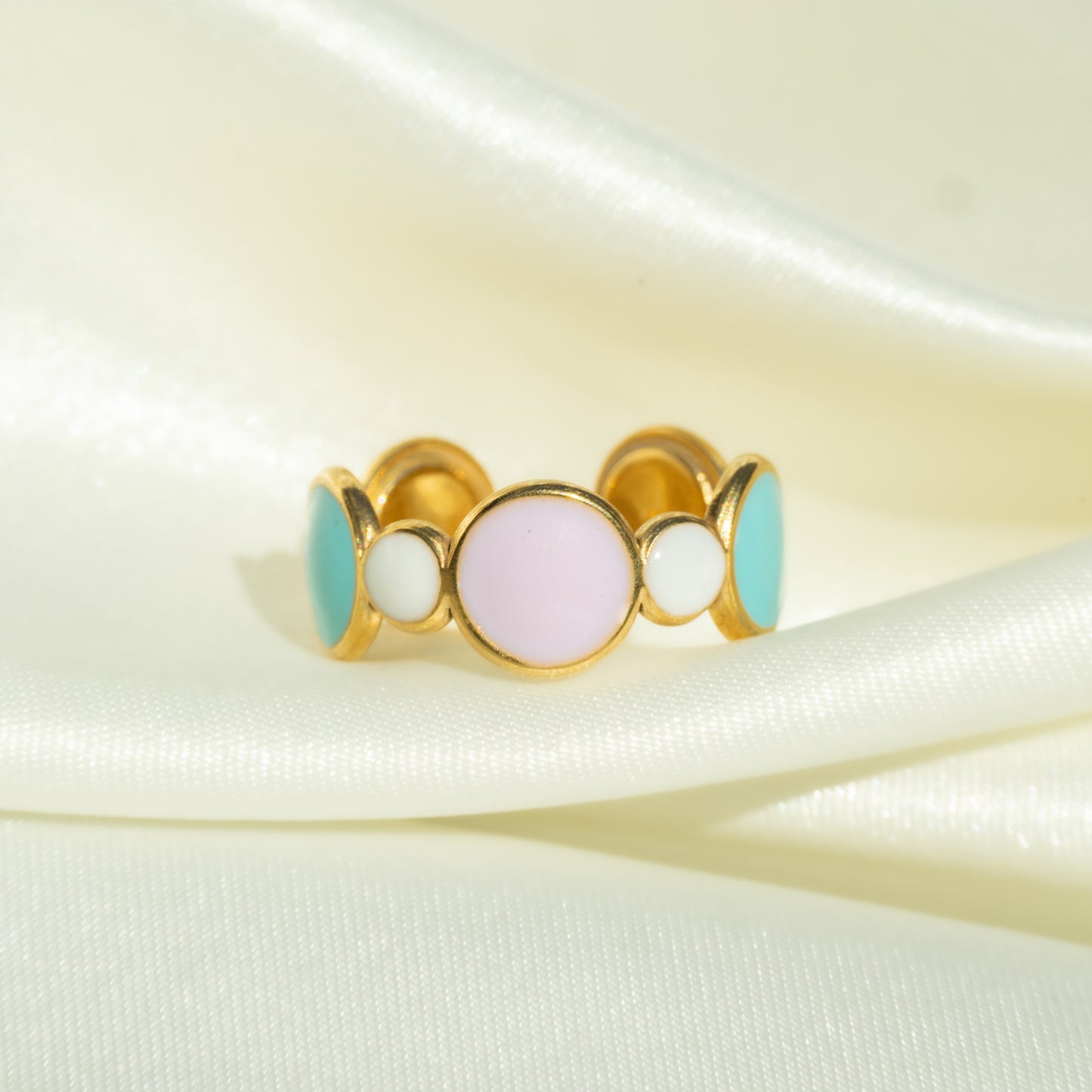 Round Pastel Shades Ring