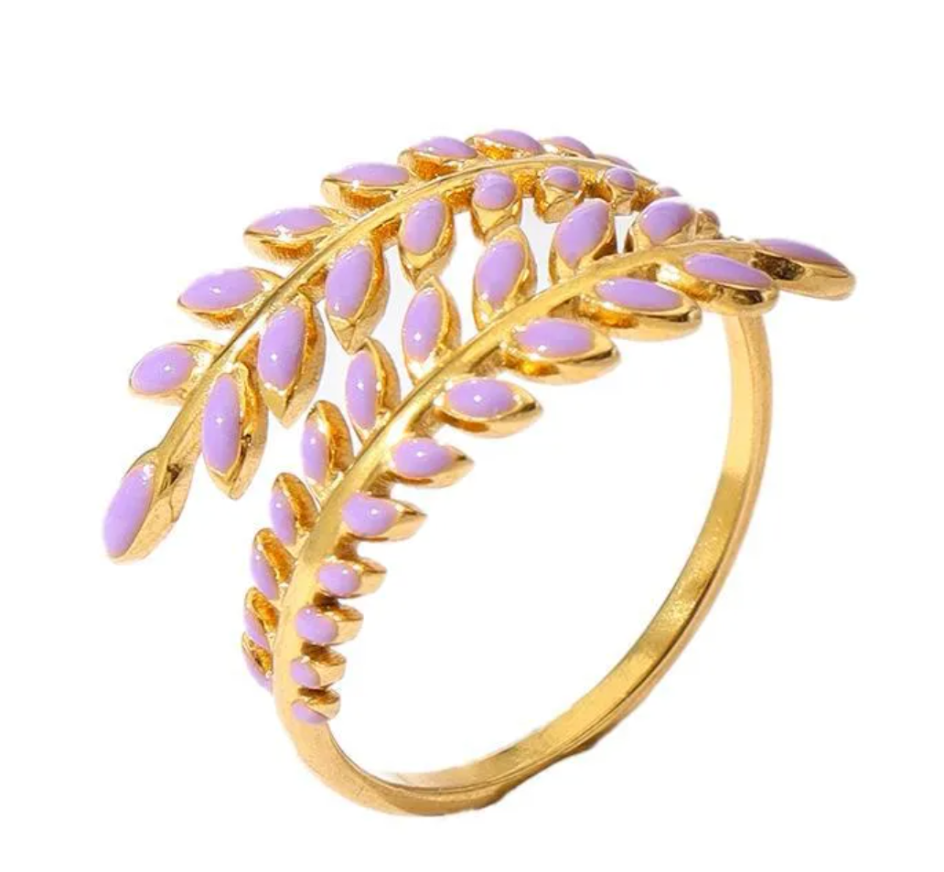 Duo Leaf Ring