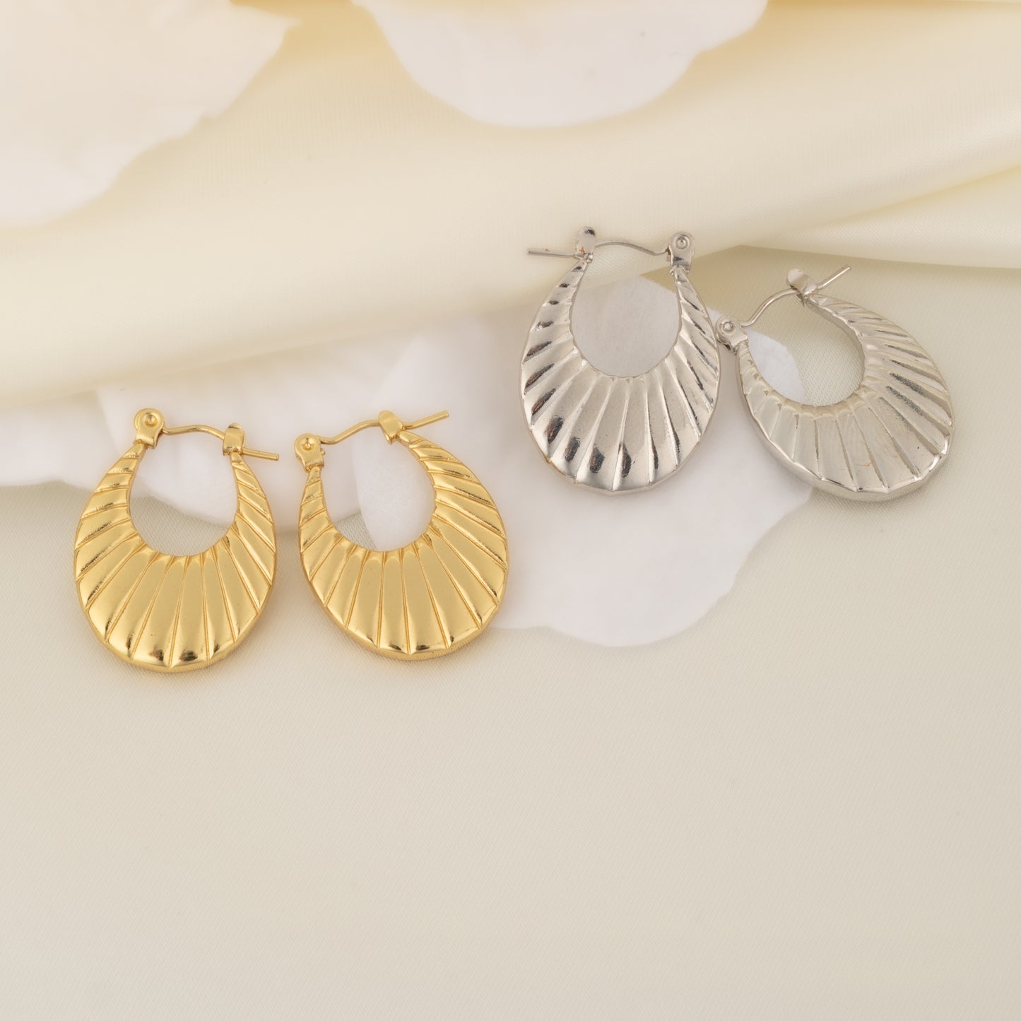 Essence Stripe Hoops