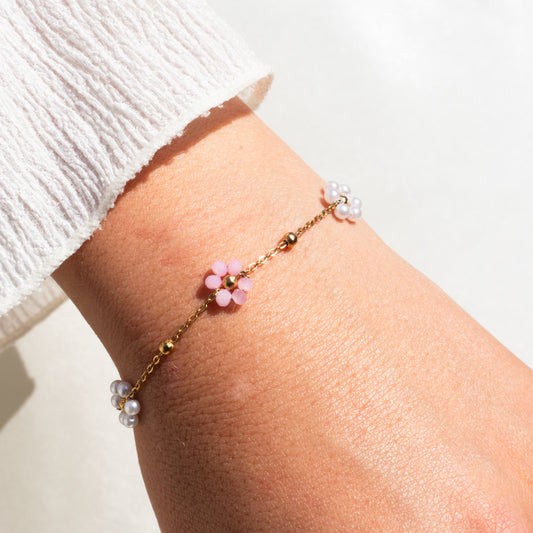 Daisy Flower Bracelet