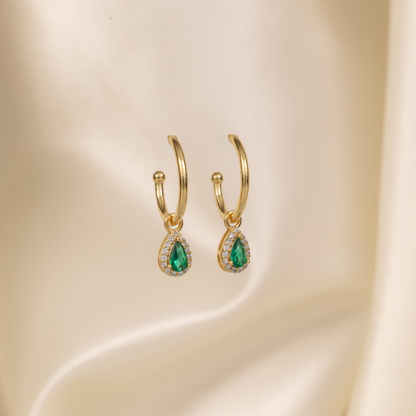 Green Diana Earring