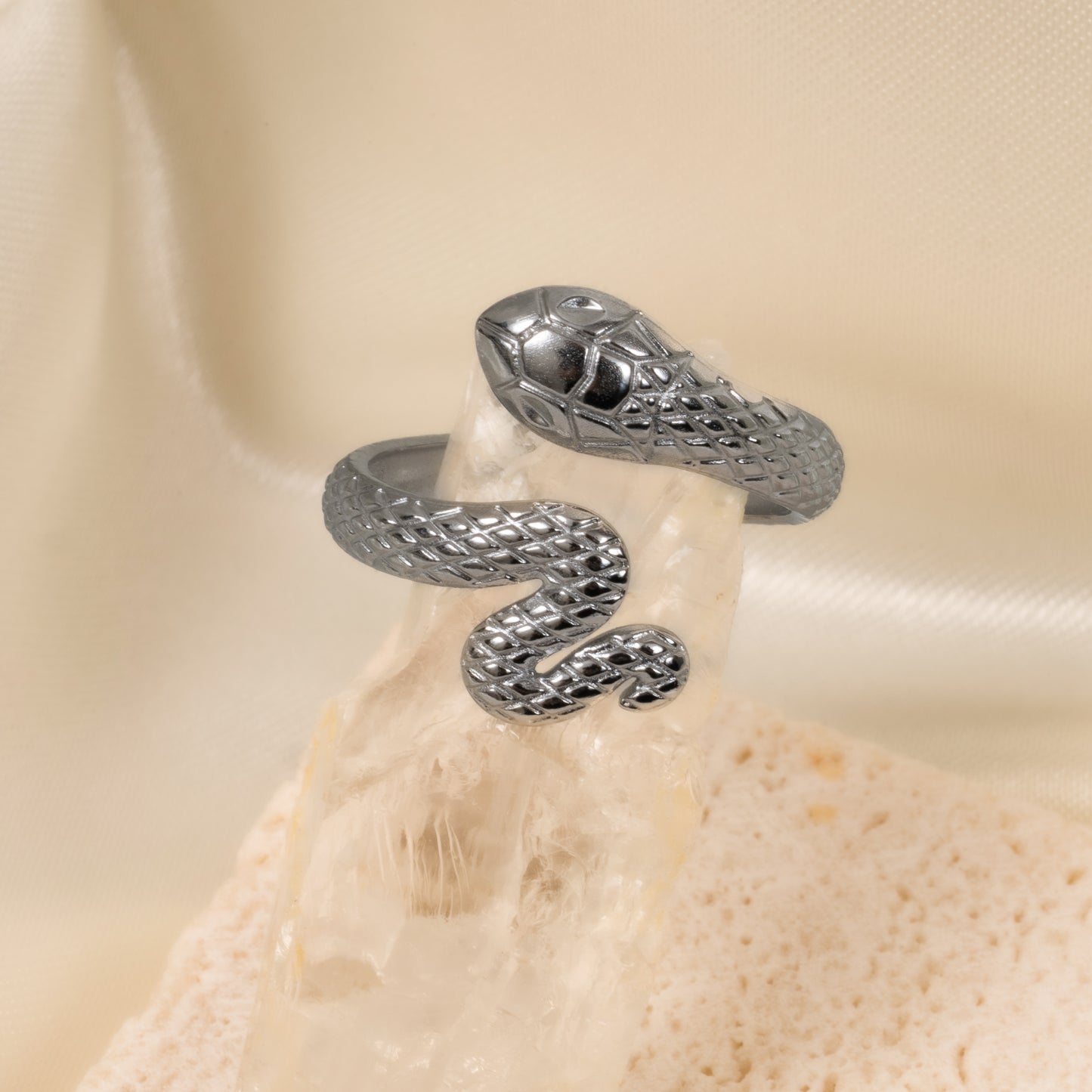 Silver Snake Ring