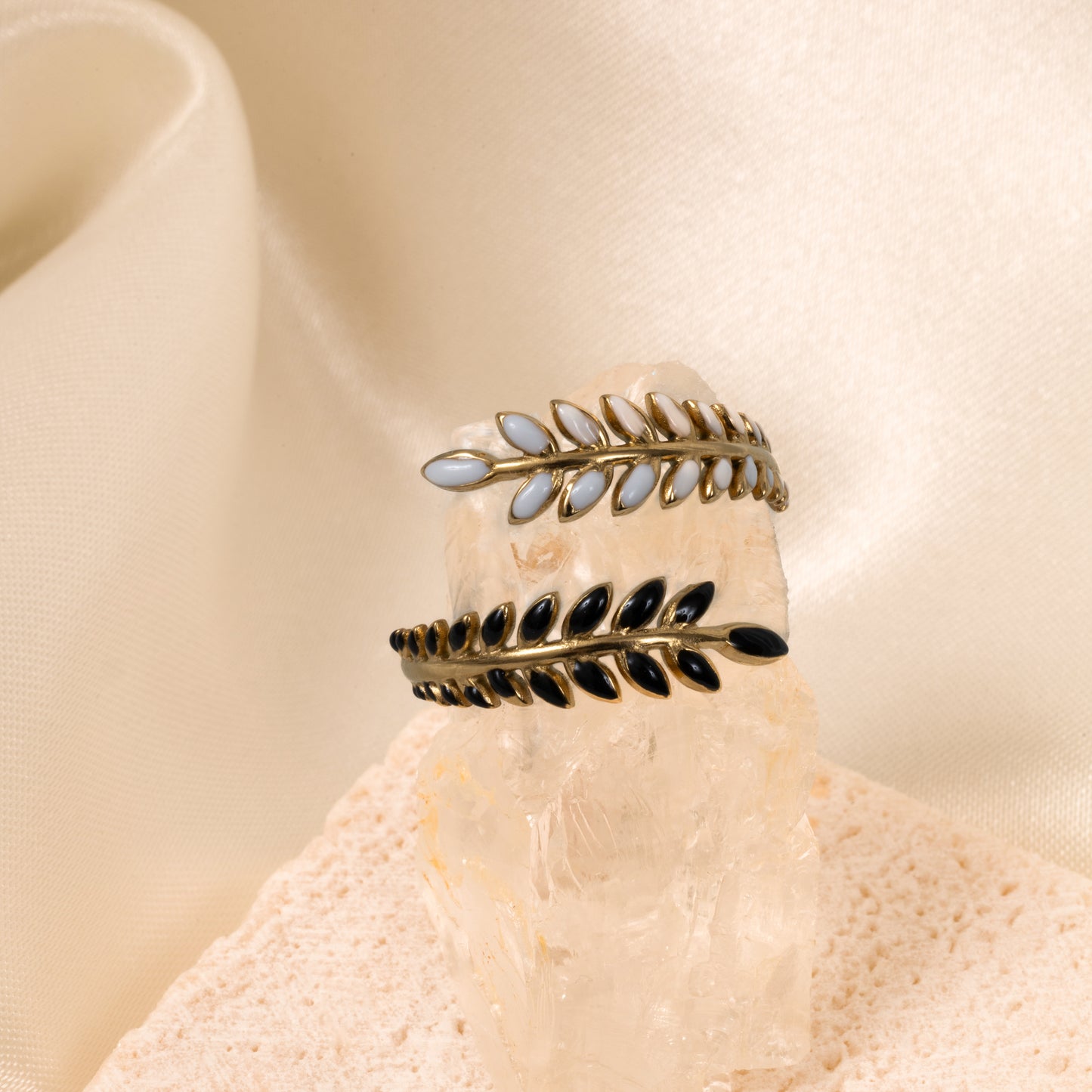 Duo Leaf Ring