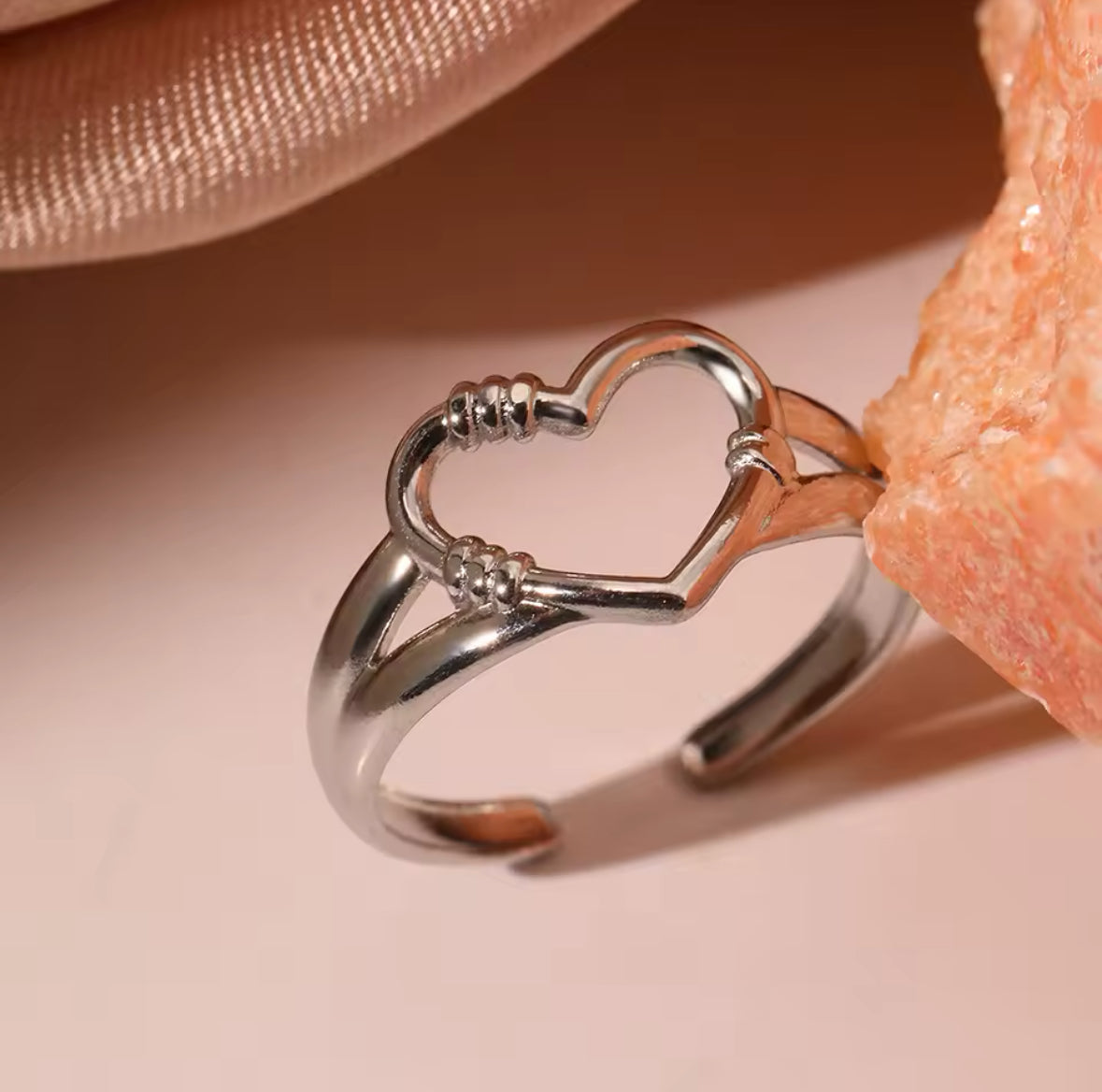 Heart and Stripes Ring