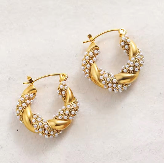 Vintage Pearl Earrings