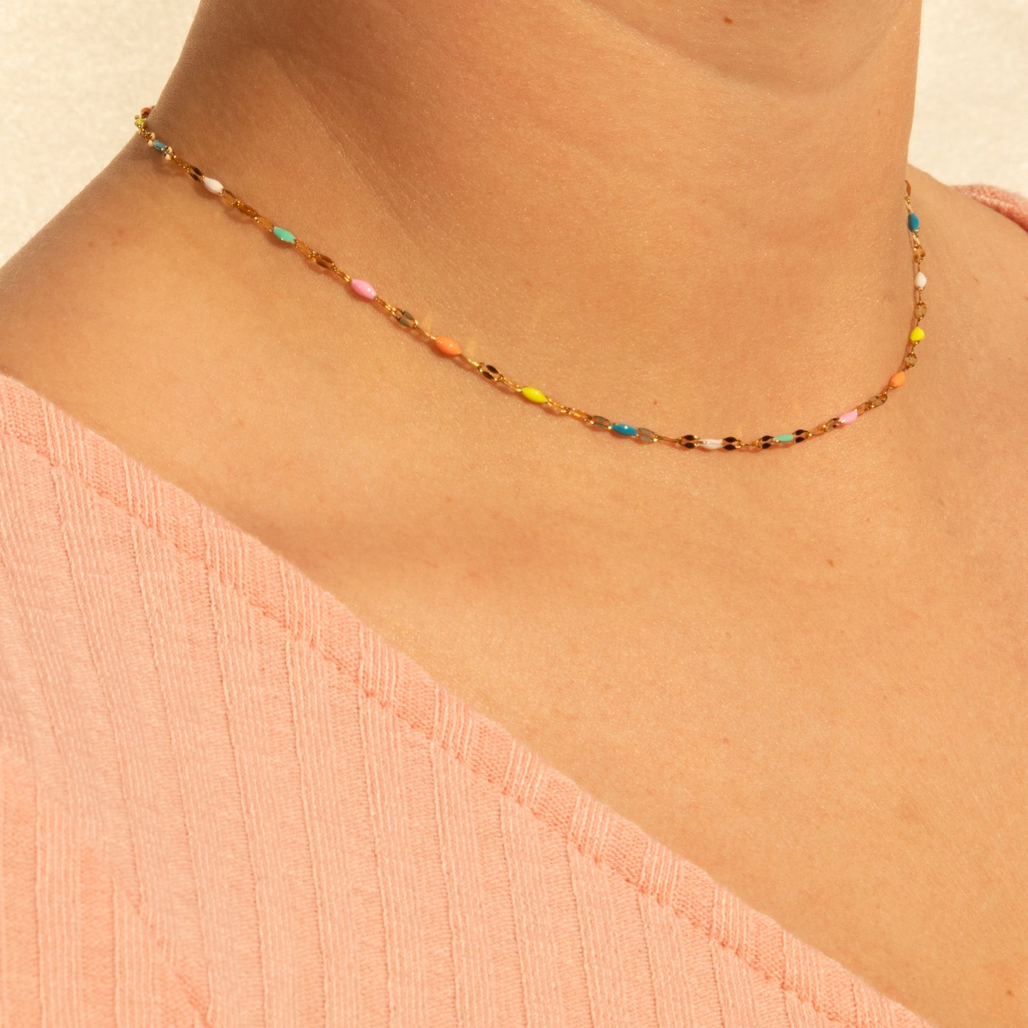 Pastel Rainbow Necklace