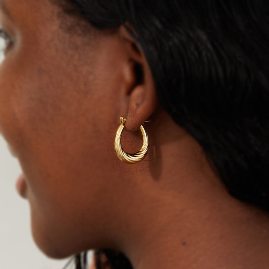 Golden Wave Earrings