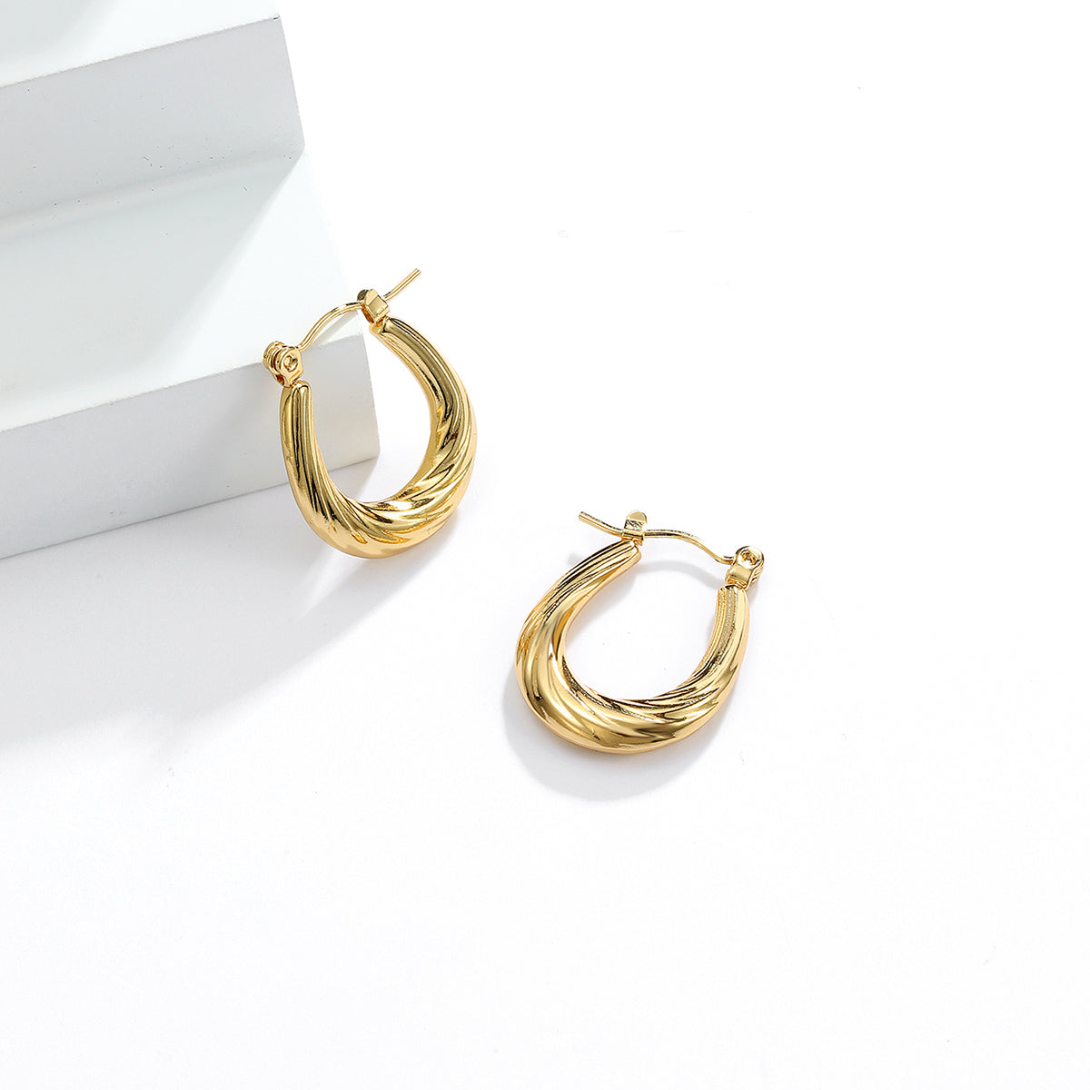 Golden Wave Earrings