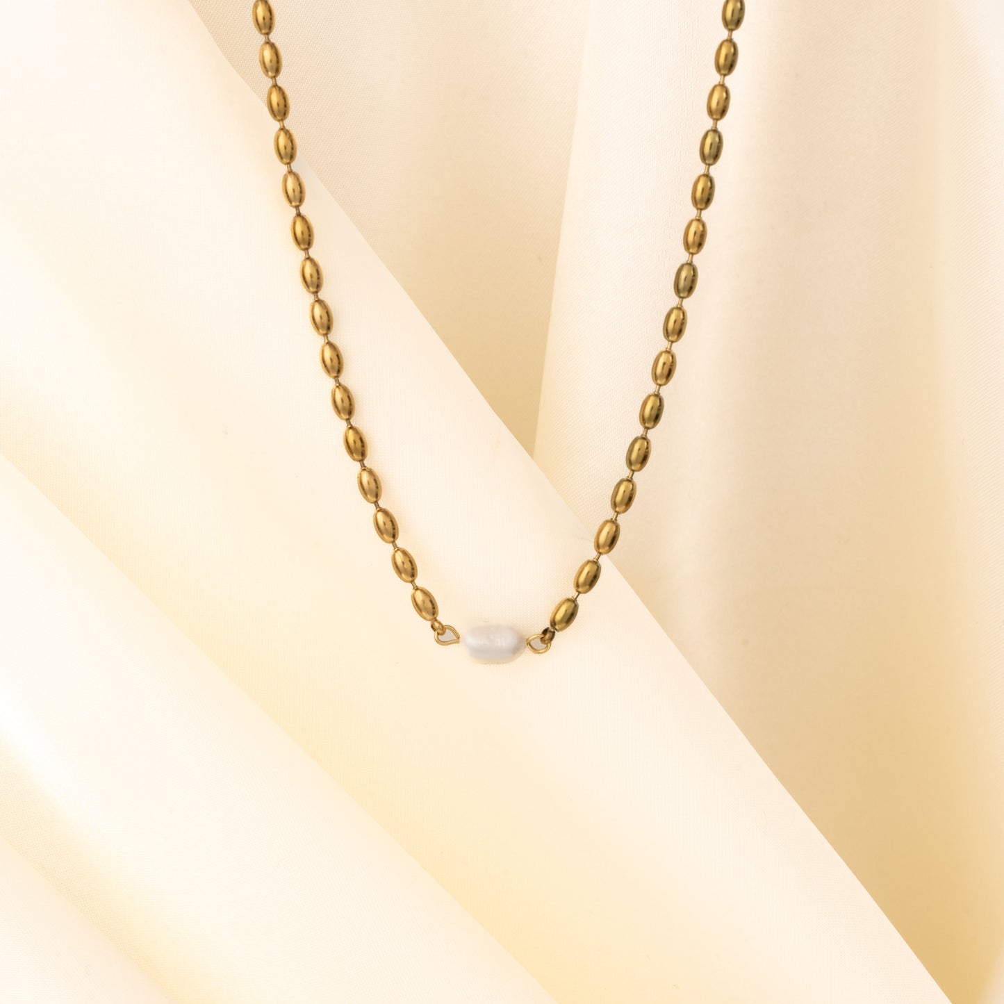 One Pearl Lover Necklace