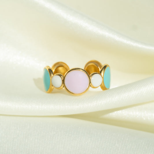 Round Pastel Shades Ring
