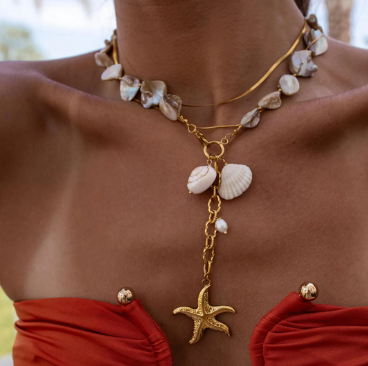 Long Ocean Treasure Necklace