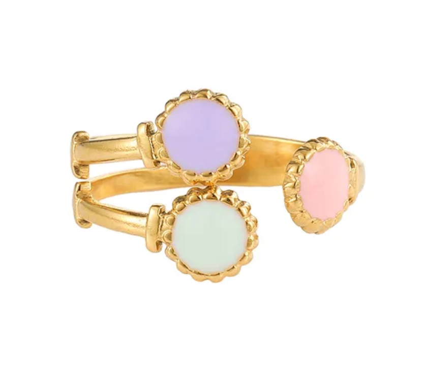 Pastel Petals Ring