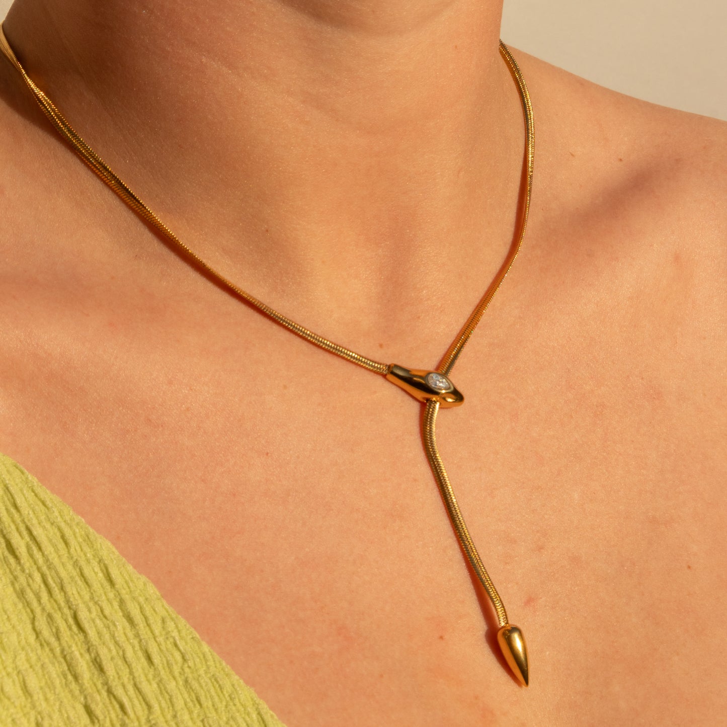 Golden Serpent Necklace