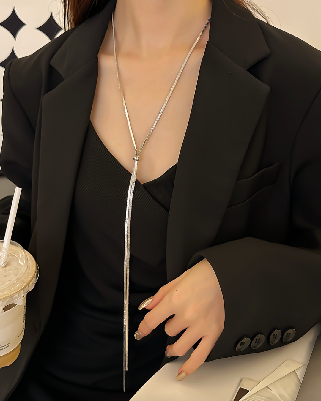 Infinity Drop Necklace